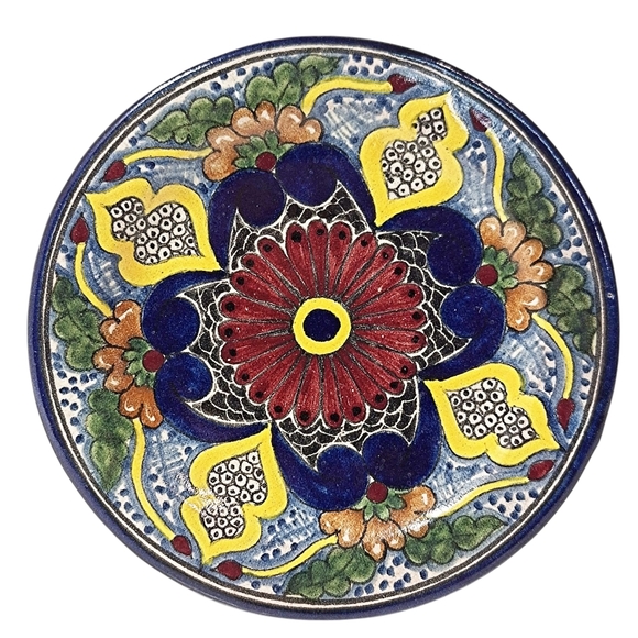 Talavera Other - Vintage Talavera Tres Coronas Plate Work of Art